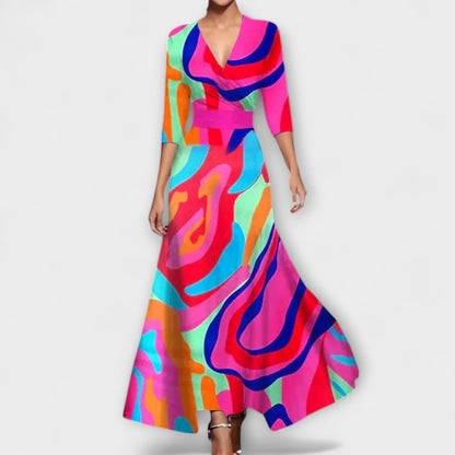 Alma – Elegantes Damenkleid mit raffiniertem Ärmeldesign | Salzburg Mode