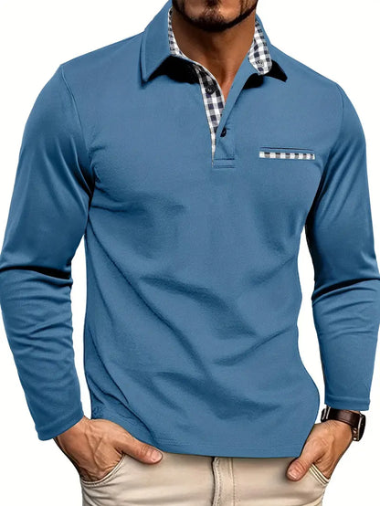 GERNAN™ Herren Langarm-Poloshirt | Premium Baumwolle