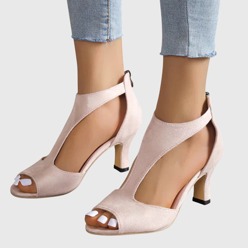 Delfina Orthopädische Absätze – Feminine Damen-Schuhe mit Blumendetail