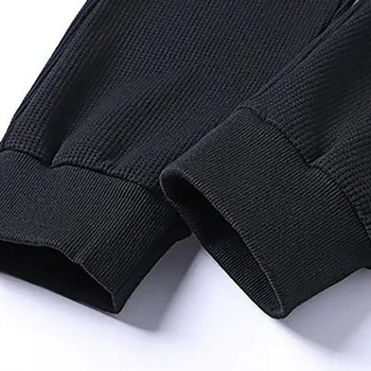 Premium Waffelstrick Loungewear-Set - Luxuriöse Herren Lounge-Kleidung