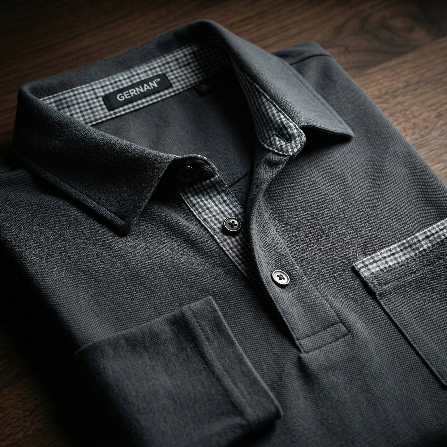 GERNAN™ Herren Langarm-Poloshirt | Premium Baumwolle