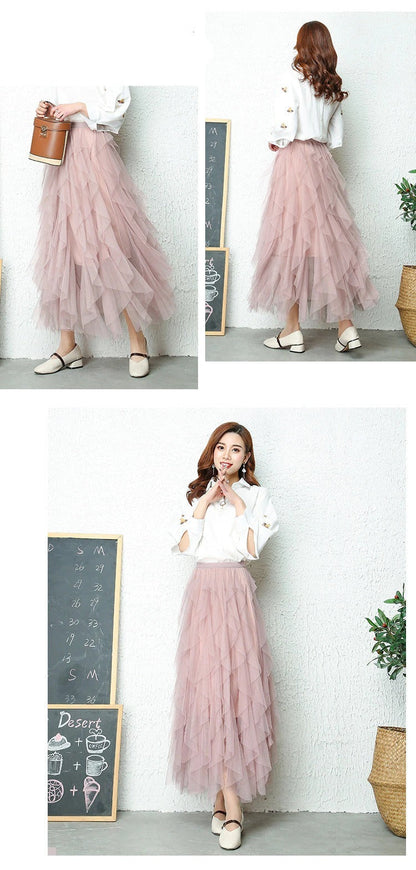 Aria - Hochtaillierter Plissee-Rock