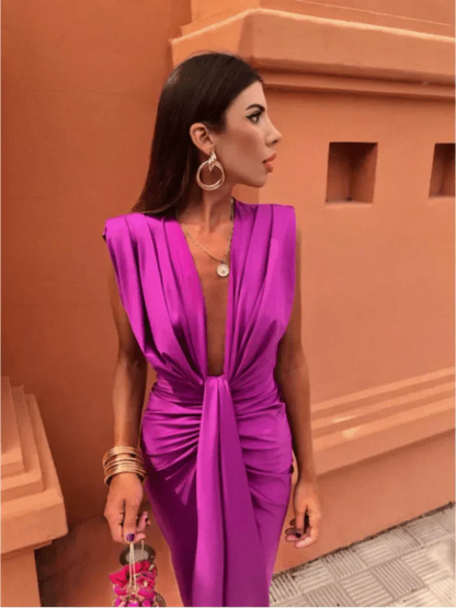 Lara – Luxuriöses Satin-Kleid | Salzburg Mode