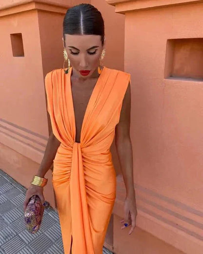 Lara – Luxuriöses Satin-Kleid | Salzburg Mode