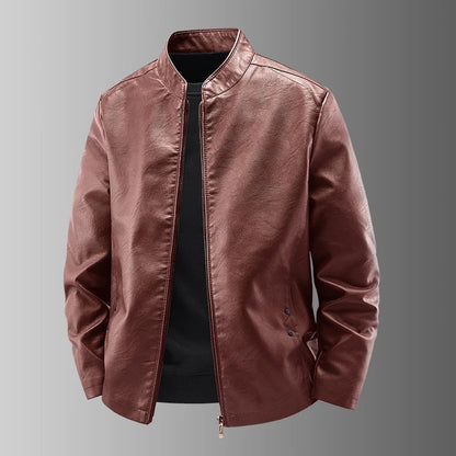 Klassische Biker Lederjacke