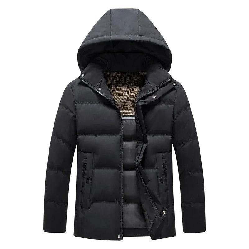 Elegante Fleece Jacke mit Kapuze