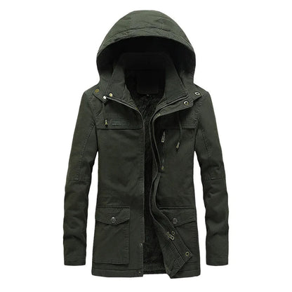 Elegante Winddichte Winterjacke