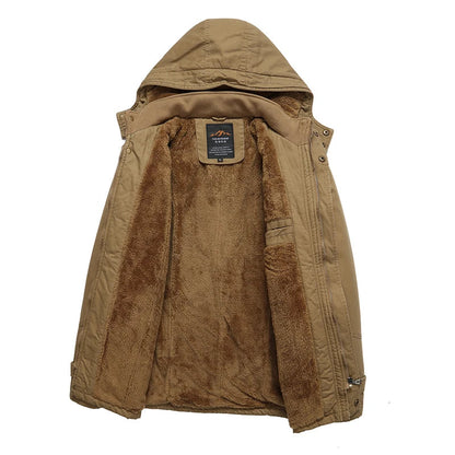 Elegante Gefütterte Baumwoll-Winterjacke