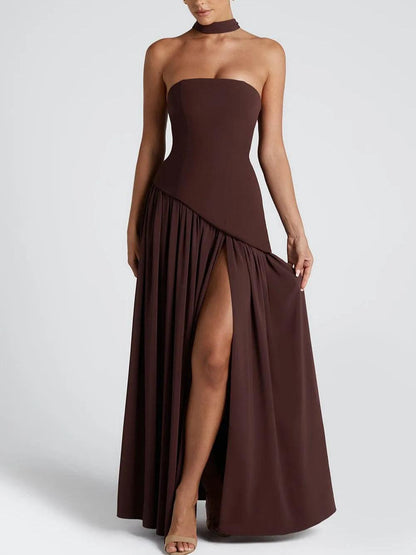 Elegantes Figurbetontes Maxikleid – Skulpturale Eleganz | Salzburg Mode