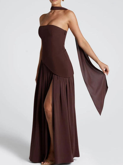 Elegantes Figurbetontes Maxikleid – Skulpturale Eleganz | Salzburg Mode