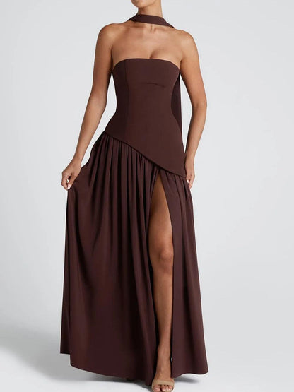 Elegantes Figurbetontes Maxikleid – Skulpturale Eleganz | Salzburg Mode