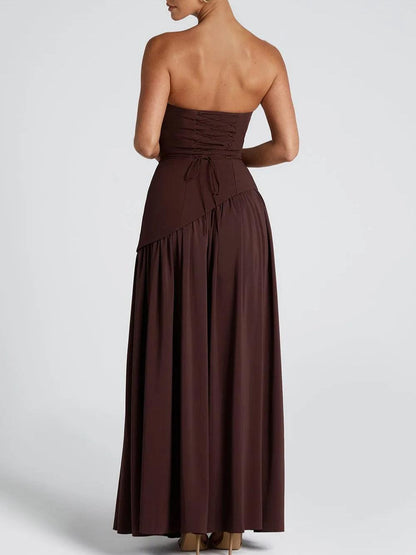 Elegantes Figurbetontes Maxikleid – Skulpturale Eleganz | Salzburg Mode