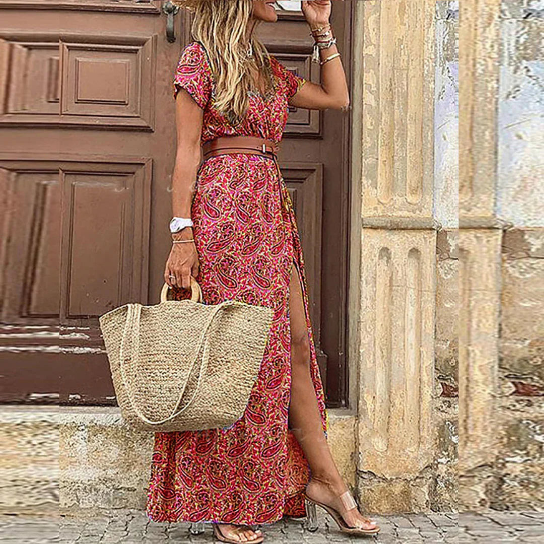 Vestido Boho-Favorecedor