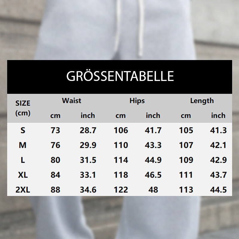 Herren-Freizeithose mit Kordelzug – Entspannte Passform