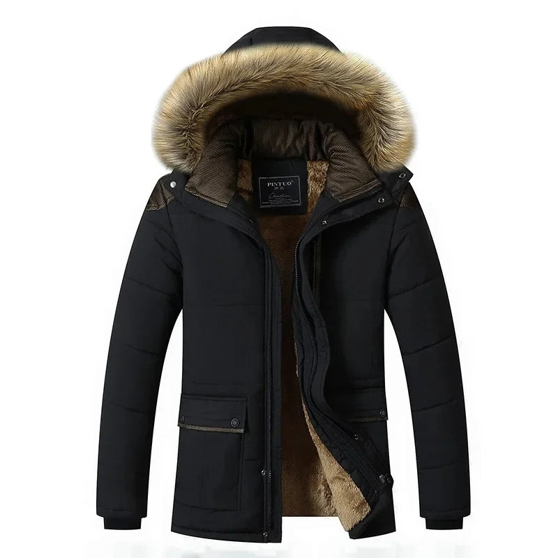 Elegante Gefütterte Fleece-Winterjacke