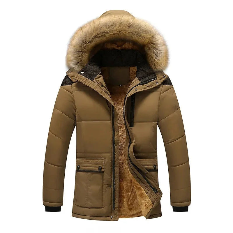 Elegante Gefütterte Fleece-Winterjacke