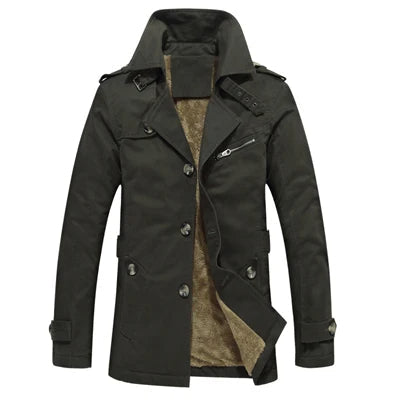 Eleganter Gefütterter Trenchcoat
